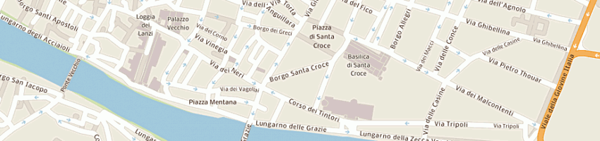 Mappa della impresa faini umberto magazzino mobili a FIRENZE