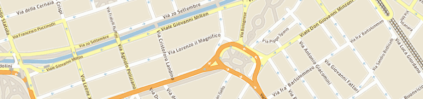 Mappa della impresa fondiaria sai servizi tecnologici spa a FIRENZE