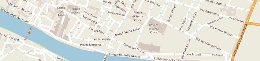 Mappa della impresa ponticelli cesare a FIRENZE