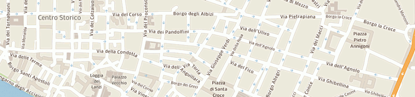 Mappa della impresa vittorio cornici di pernigotti dalla valle v e m snc a FIRENZE