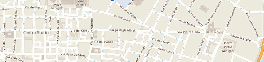 Mappa della impresa locanda orchidea a FIRENZE