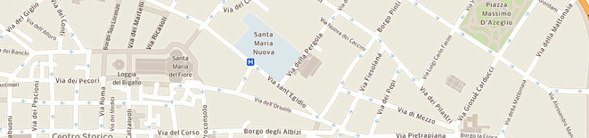 Mappa della impresa comunita' di sant'egidio a FIRENZE
