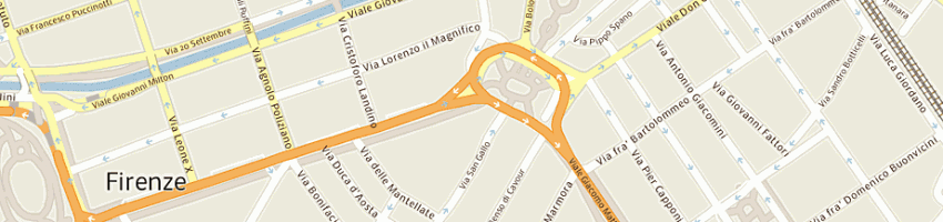 Mappa della impresa liberta' pratiche auto a FIRENZE