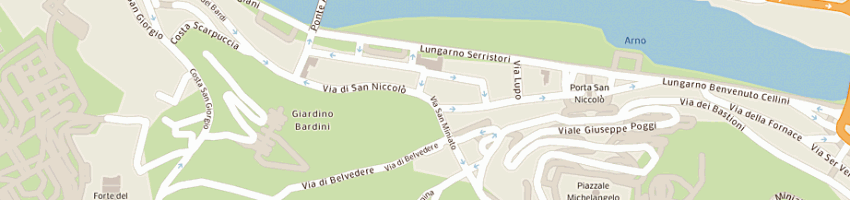 Mappa della impresa fattorini massimo a FIRENZE