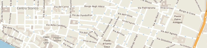 Mappa della impresa fondazione orchestra regionale toscana a FIRENZE
