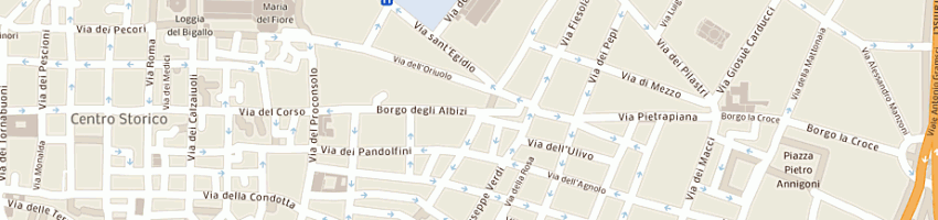Mappa della impresa pieri fratelli a FIRENZE