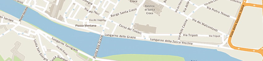 Mappa della impresa antica tabaccheria del corso di fioravanti sabrina a FIRENZE