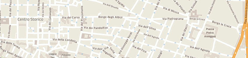 Mappa della impresa tipolito artigiana nuova sfogli a FIRENZE