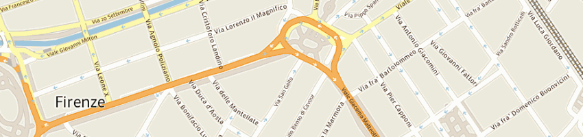 Mappa della impresa renato a FIRENZE