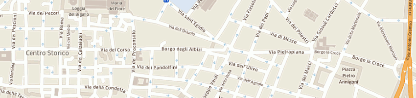 Mappa della impresa carpec's pub di caniglia paolo e c a FIRENZE