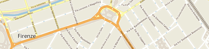 Mappa della impresa vincenzo di parmigiani vincenzo e c (snc) a FIRENZE