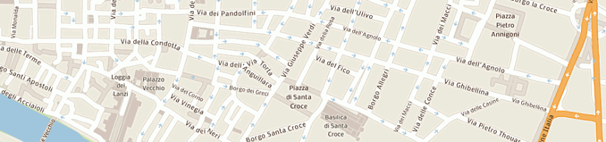 Mappa della impresa trattoria dante a FIRENZE