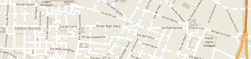 Mappa della impresa greys a FIRENZE