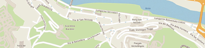 Mappa della impresa lavasecco augusta di medici paolo e gargiani roberta snc a FIRENZE