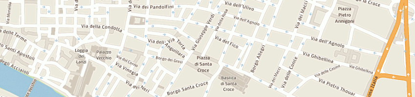 Mappa della impresa pernigotti della valle vittorio e marco snc a FIRENZE