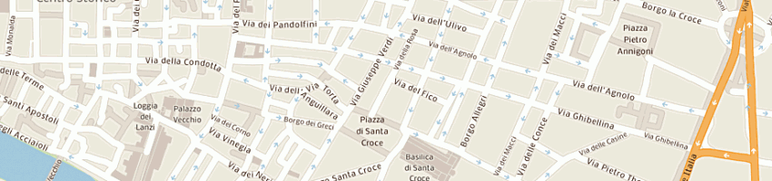 Mappa della impresa la cantinetta snc di giovanni mura e c a FIRENZE