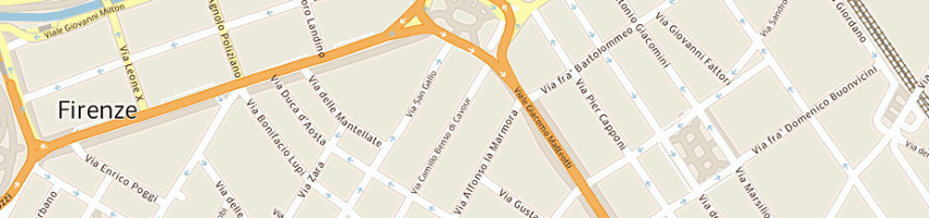 Mappa della impresa ginevra srl a FIRENZE