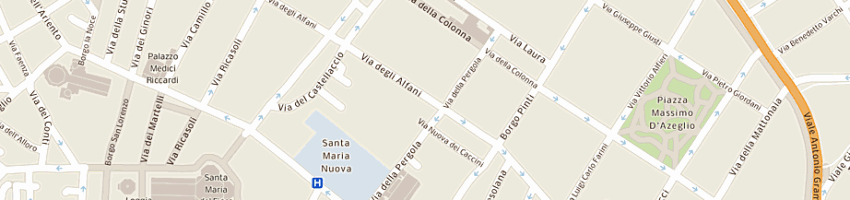 Mappa della impresa suore oblate ospedaliere a FIRENZE