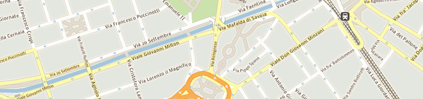 Mappa della impresa spini snc di spini franco e c a FIRENZE