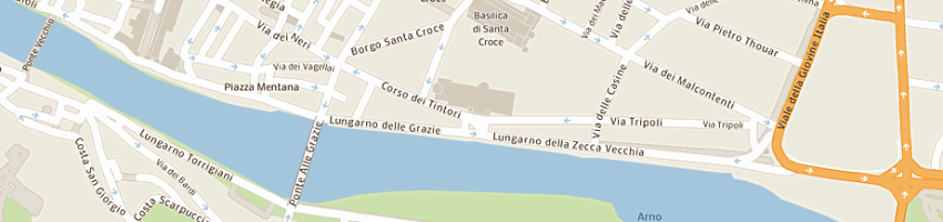 Mappa della impresa biblioteca nazionale centrale a FIRENZE