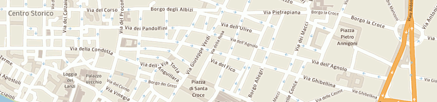 Mappa della impresa tullio di lorenzo sdf di tullio di lorenzo e maria di lorenzo a FIRENZE