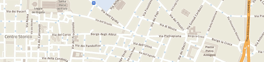 Mappa della impresa geco snc a FIRENZE