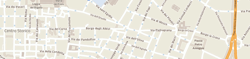Mappa della impresa d franco snc di jacoy frank antony e c a FIRENZE