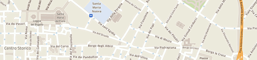 Mappa della impresa global sas di nistri roberto e c sas a FIRENZE