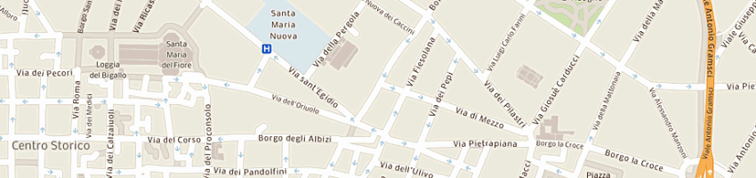 Mappa della impresa baldi angela a FIRENZE