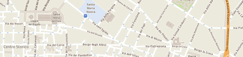 Mappa della impresa parrucchiera de gaetano e ermini a FIRENZE