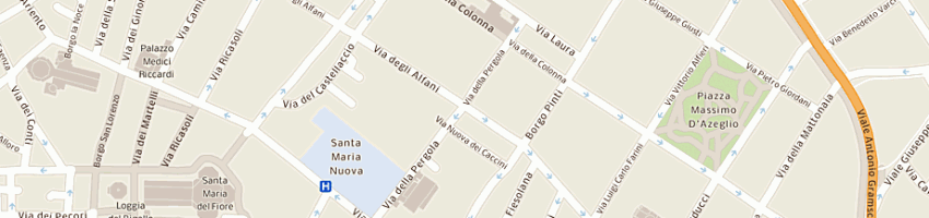 Mappa della impresa valloriani rosanna a FIRENZE