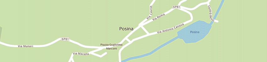 Mappa della impresa tocco magico di pavan paola a POSINA