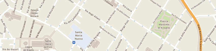 Mappa della impresa alfani immobiliare a FIRENZE