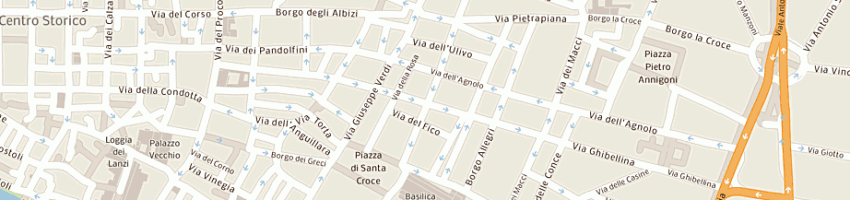 Mappa della impresa cuba srl a FIRENZE