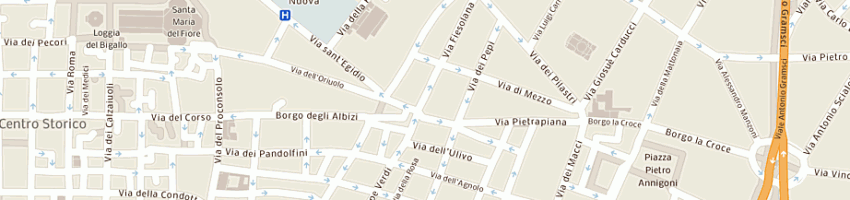 Mappa della impresa libreria delle donne a FIRENZE