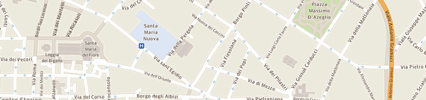 Mappa della impresa alberghi hotel monna lisa a FIRENZE