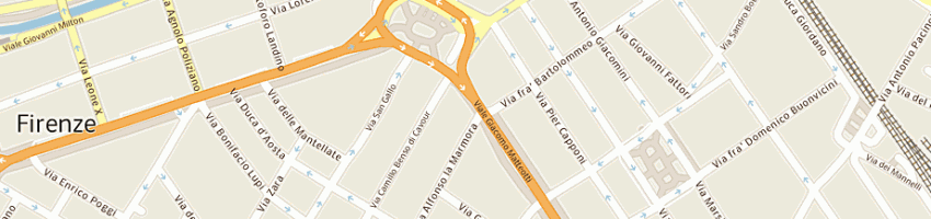 Mappa della impresa cd firenze srl a FIRENZE