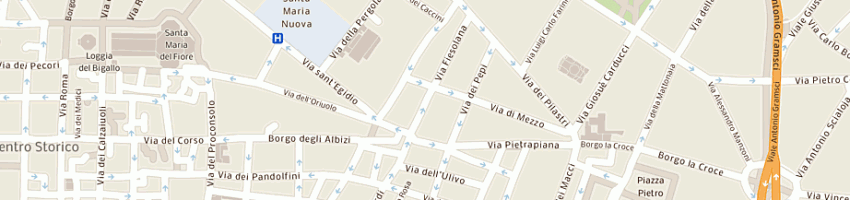 Mappa della impresa casa spa a FIRENZE