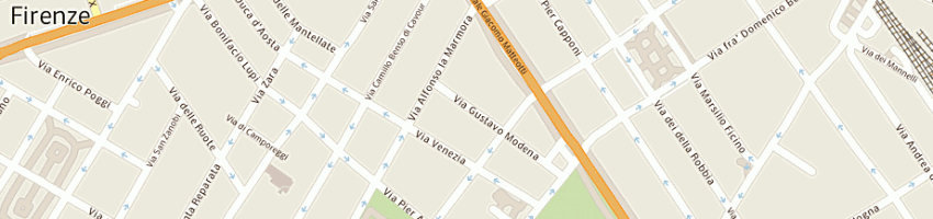 Mappa della impresa interhome srl a FIRENZE