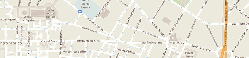 Mappa della impresa abbigliati gianni a FIRENZE
