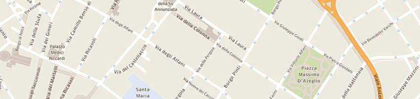 Mappa della impresa ranfagni claudio a FIRENZE