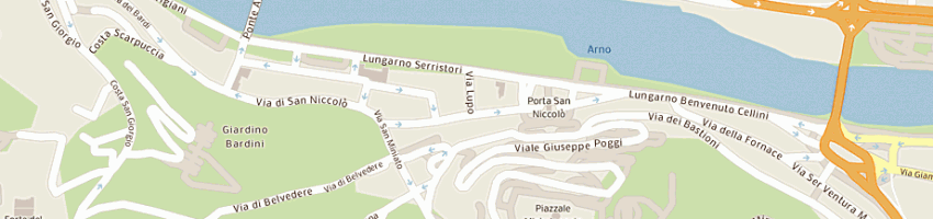 Mappa della impresa elettroneon fontani a FIRENZE