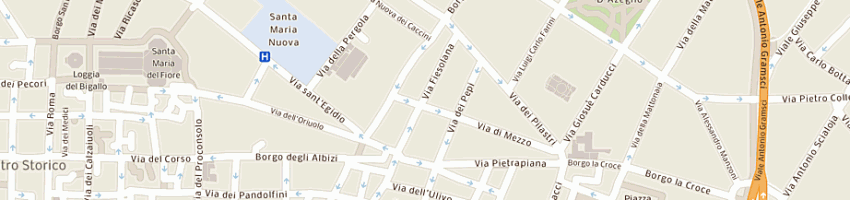 Mappa della impresa le delezie del fornaio snc a FIRENZE