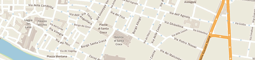 Mappa della impresa parri paolo a FIRENZE