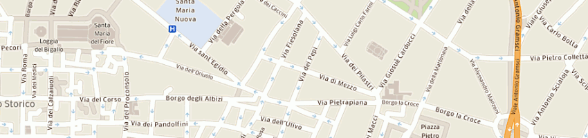 Mappa della impresa dimezzo srl a FIRENZE