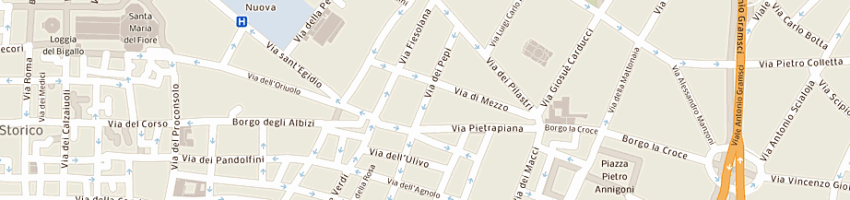Mappa della impresa partito radicale a FIRENZE