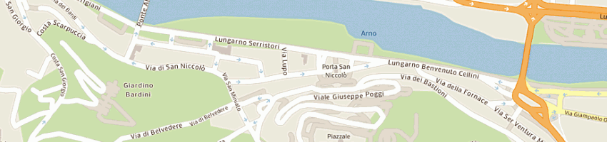 Mappa della impresa certini valterio snc a FIRENZE
