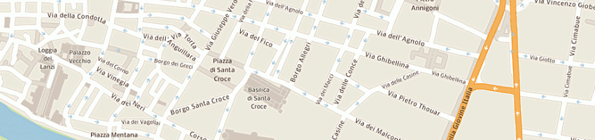 Mappa della impresa libreria chiari a FIRENZE