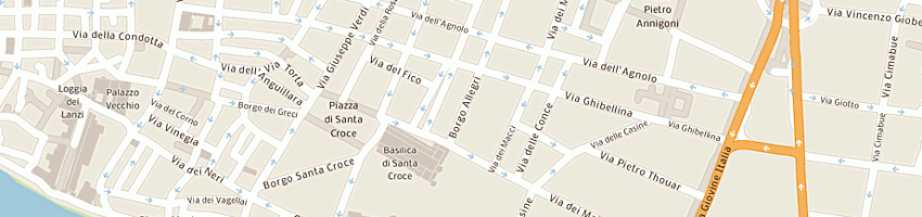 Mappa della impresa i dugini di alessio dugini e c sas a FIRENZE