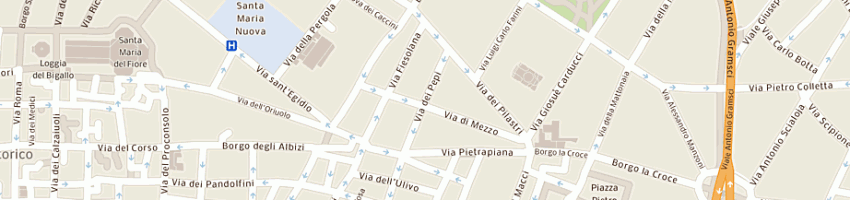 Mappa della impresa dini mauro a FIRENZE